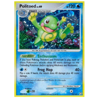 Pokemon TCG Politoed LV.49 Legends Awakened 12/146