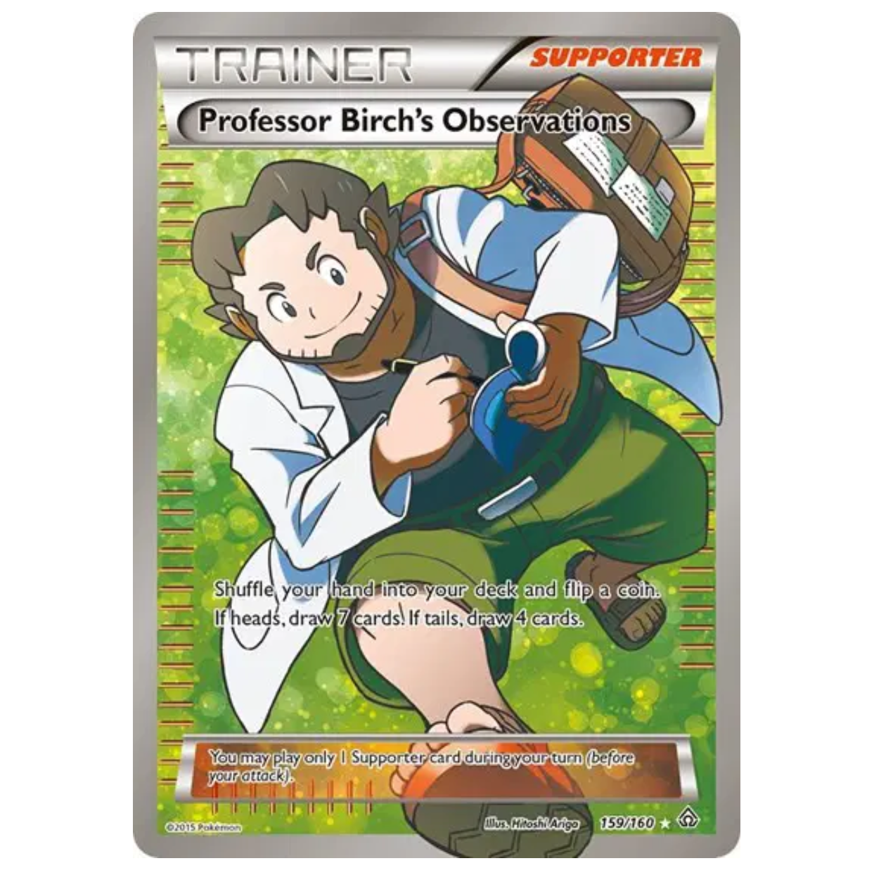 Pokemon TCG Professor Birch's Observations XY Primal Clash 159/160
