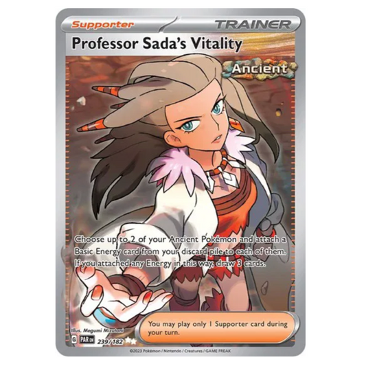 Pokemon TCG Professor Sadas Vitality Paradox Rift 239/182