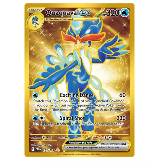 Pokemon TCG Quaquaval ex Paldea Evolved 273/193