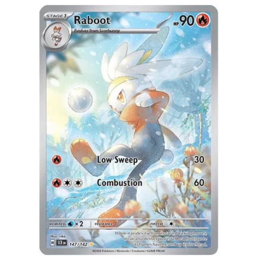 Pokemon TCG Raboot Stellar Crown 147/142