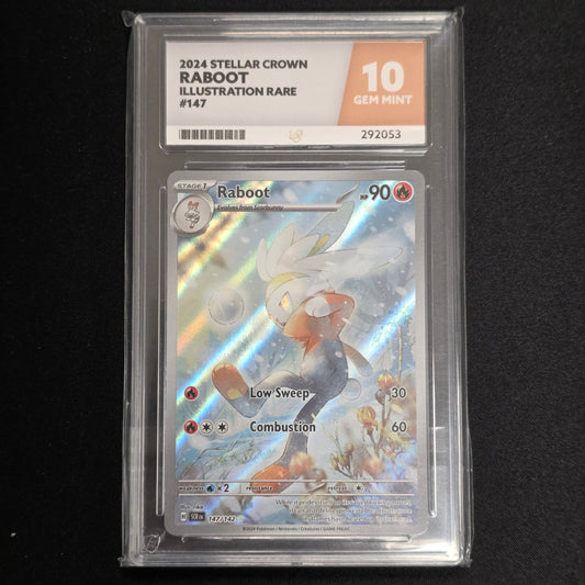 Pokemon TCG Raboot Stellar Crown 147/142 (Ace 10)