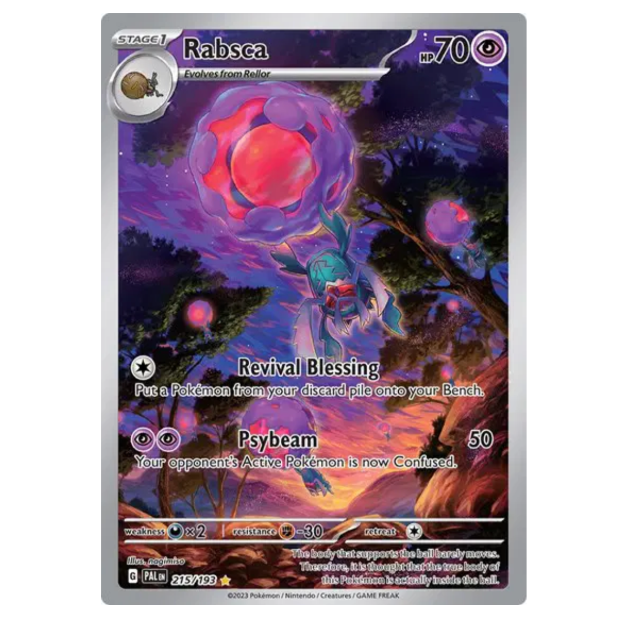 Pokemon TCG Rabsca Paldea Evolved 215/193