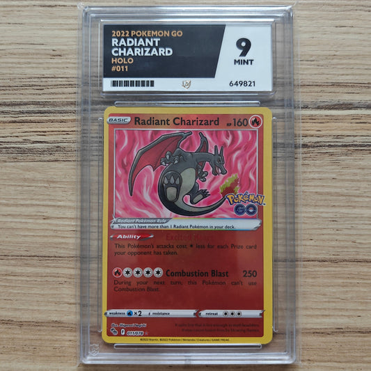 Pokemon TCG Radiant Charizard Pokemon Go 011/078 (Ace 9)