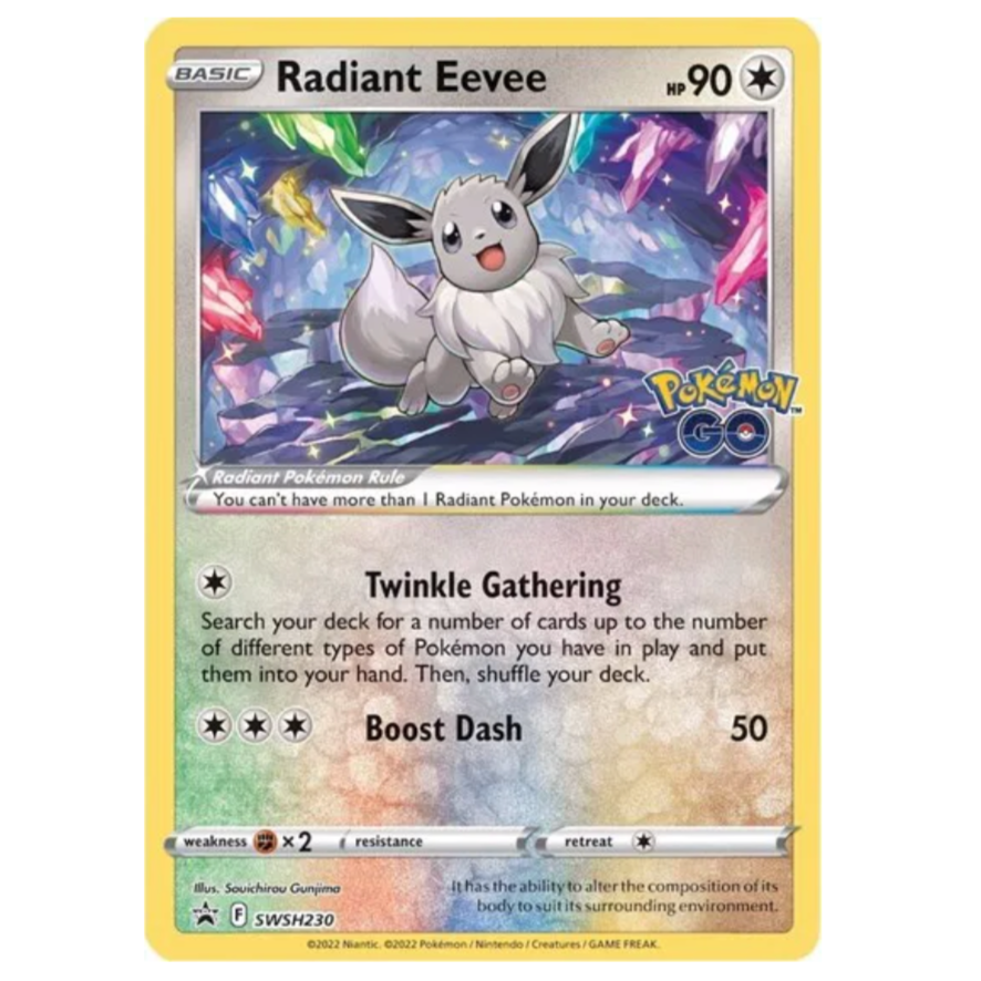 Pokemon TCG Radiant Eevee Sword & Shield Promo SWSH230