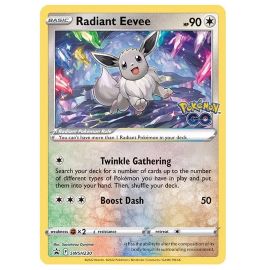 Pokemon TCG Radiant Eevee Sword & Shield Promo SWSH230