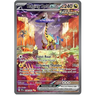 Pokemon TCG Raging Bolt ex Temporal Forces 208/162
