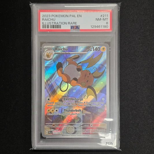 Pokemon TCG Raichu Paldea Evolved 211/193 (PSA 8)