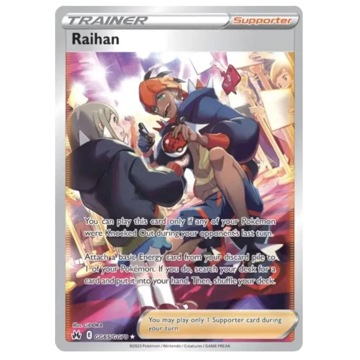 Pokemon TCG Raihan Crown Zenith GG65/GG70 