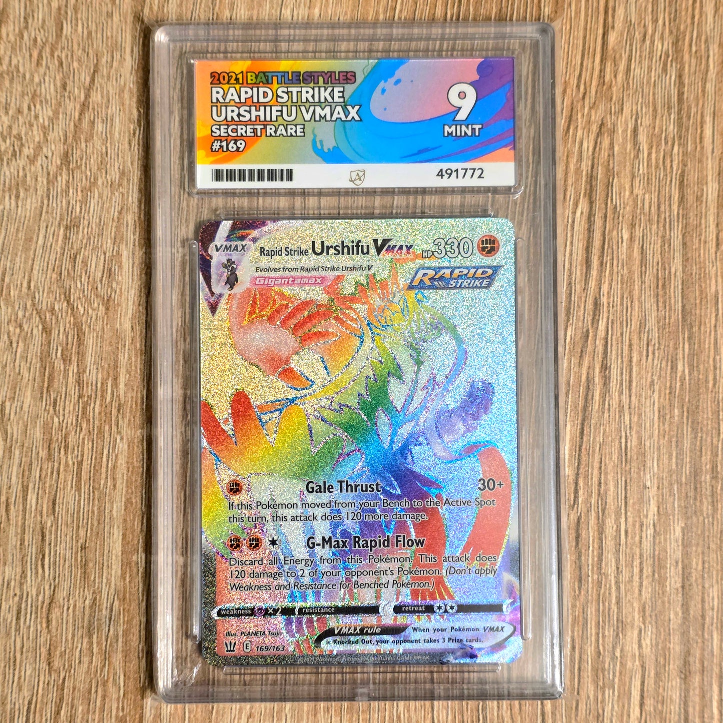Pokemon TCG Rapid Strike Urshifu VMAX Battle Styles 169/163 (Ace 9)