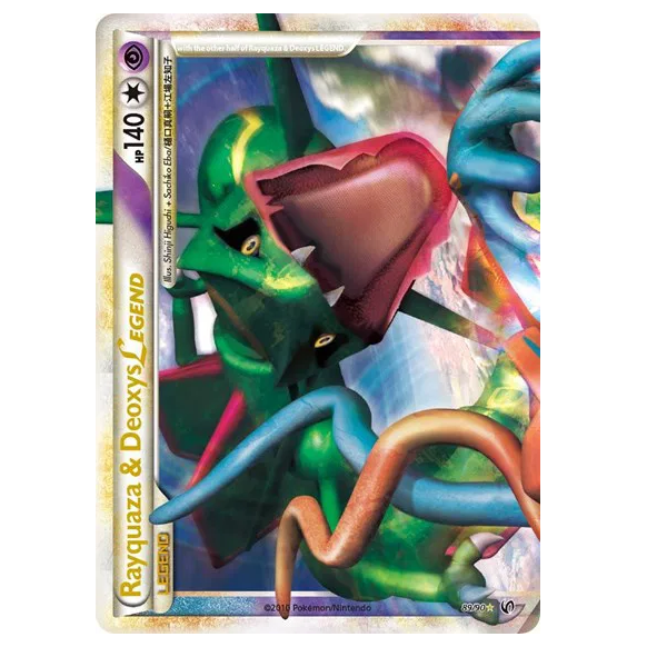 Pokemon TCG Rayquaza & Deoxys Legend Undaunted 89/90