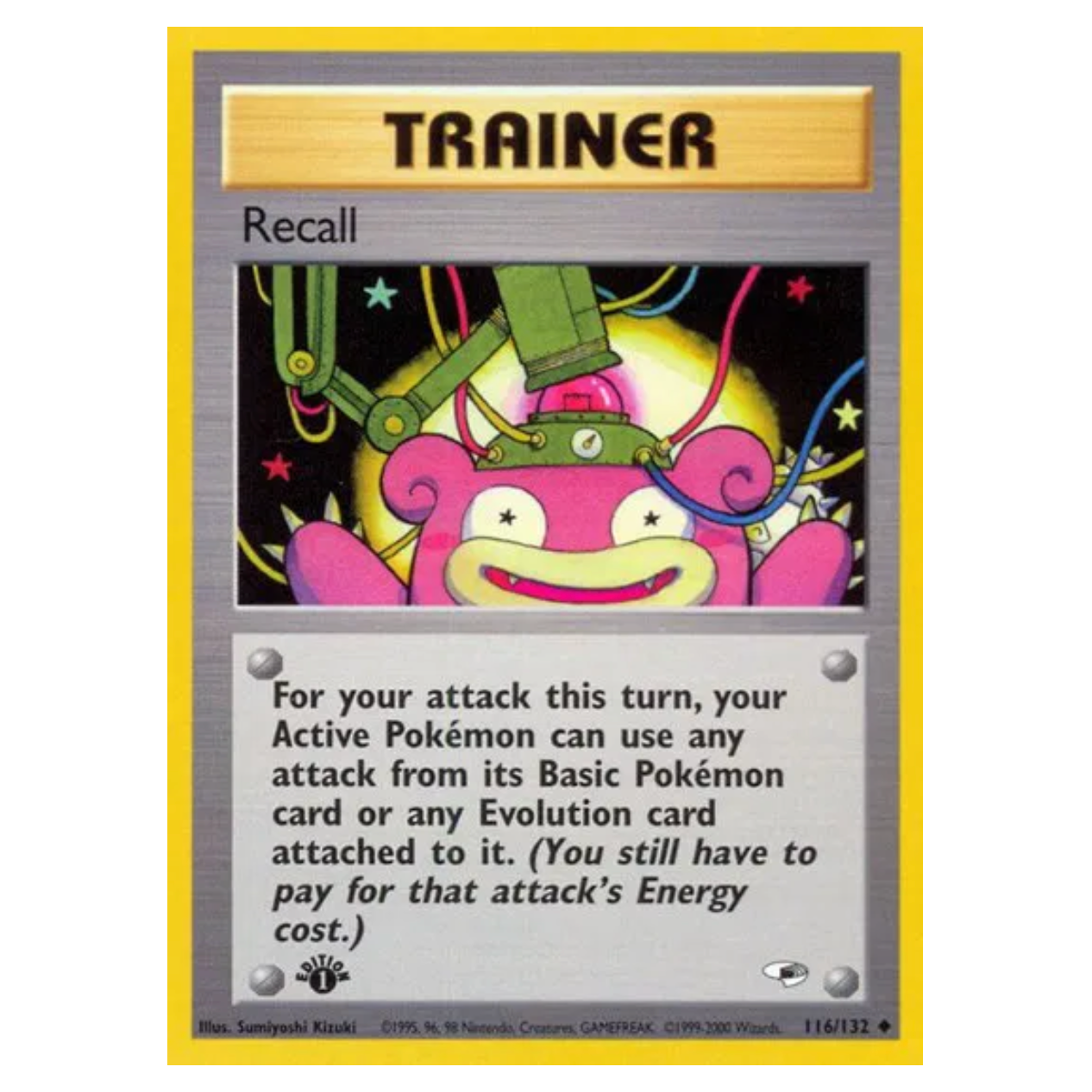Pokemon TCG Recall 1st Edition Gym Heroes 116/132