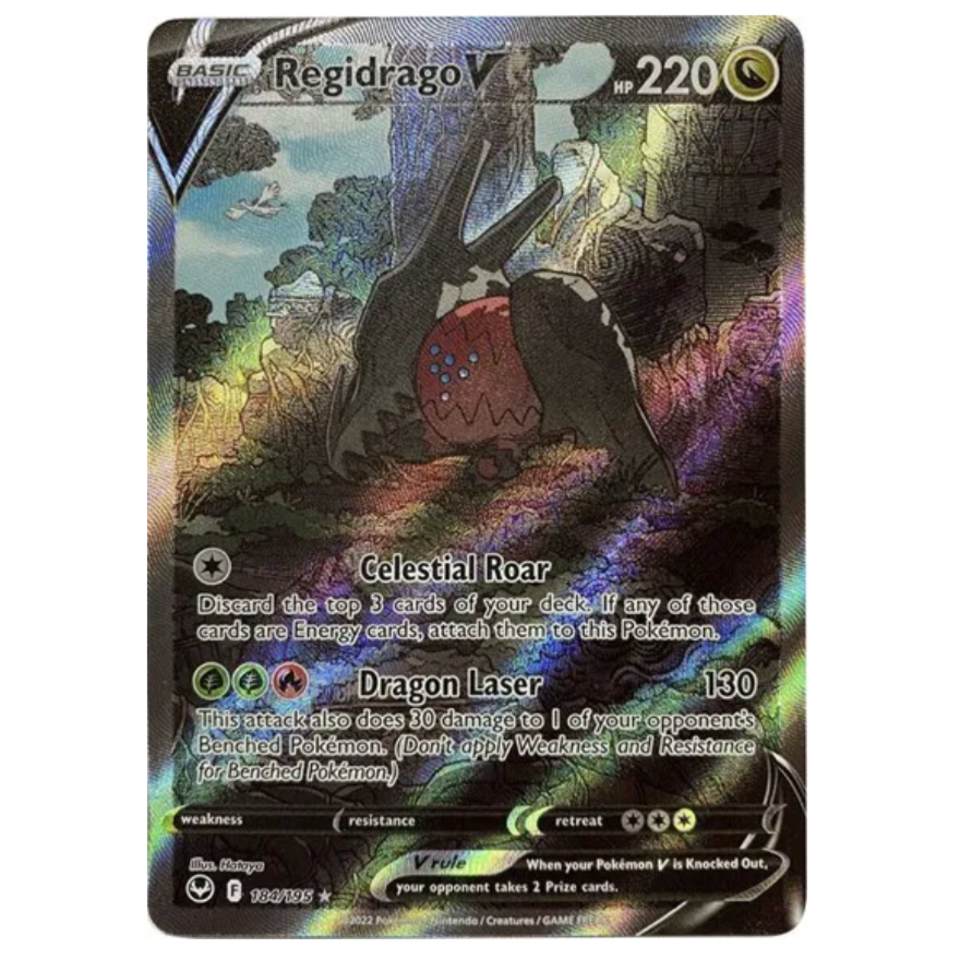 Pokemon TCG Regidrago V Silver Tempest 184/195