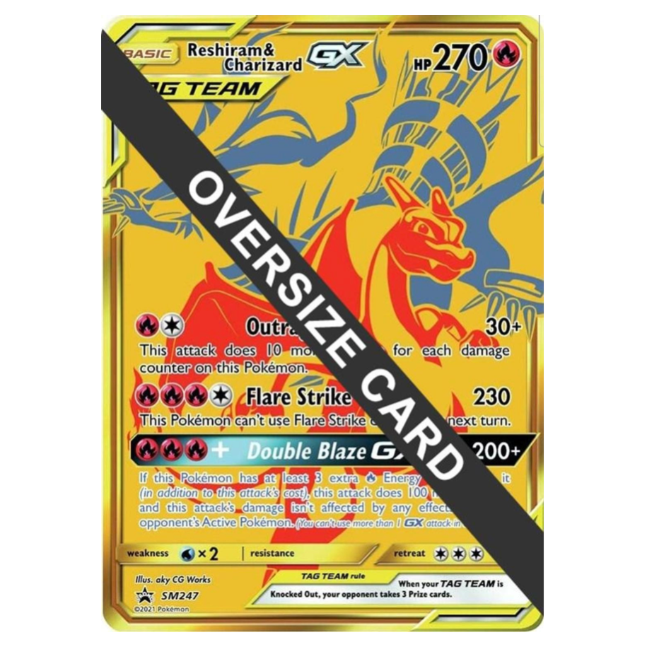 Pokemon TCG Reshiram & Charizard GX *Jumbo* Promo SM257