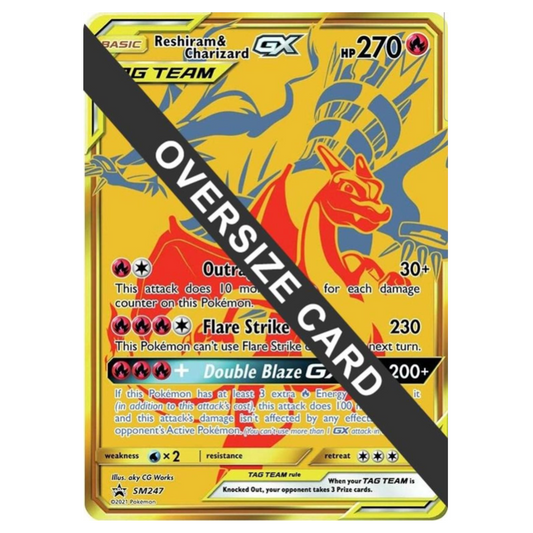 Pokemon TCG Reshiram & Charizard GX *Jumbo* Promo SM257