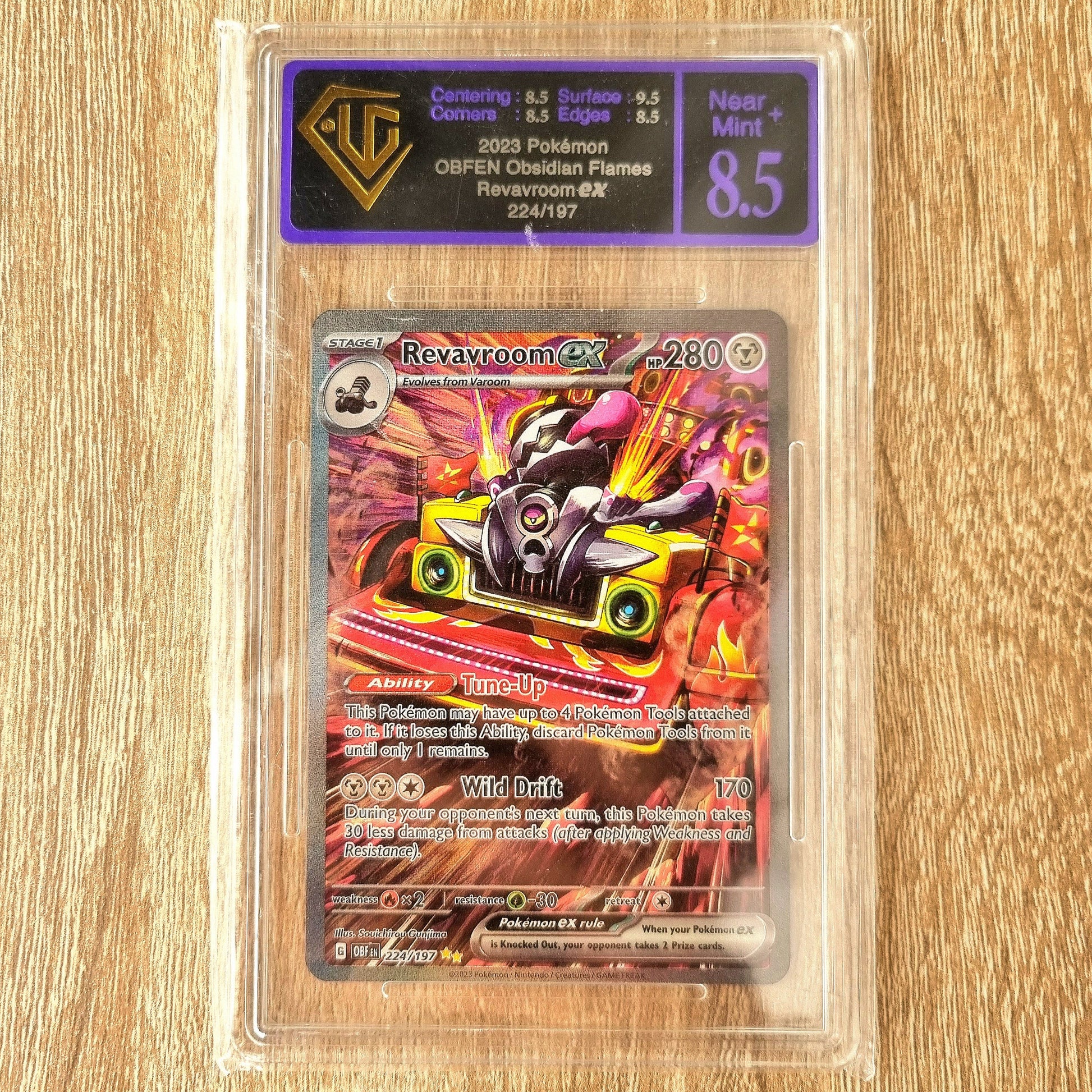 Pokemon TCG Revavroom ex Obsidian Flames 224/197 (UGC 8.5)