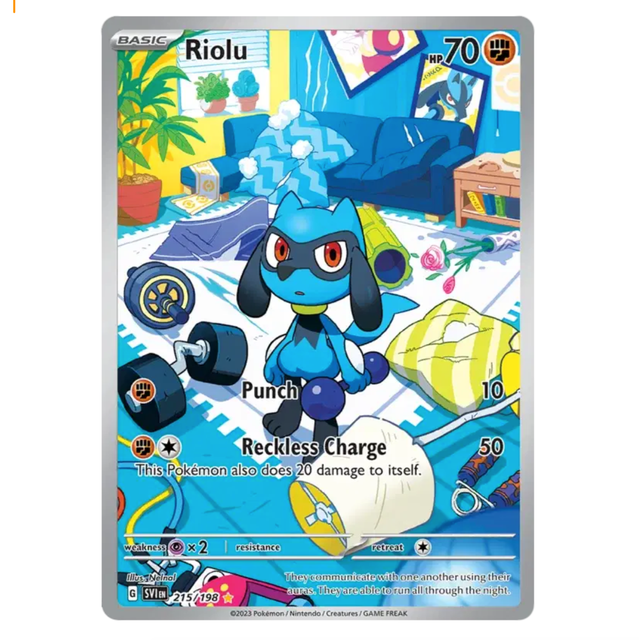 Pokemon TCG Riolu Scarlet & Violet 215/198