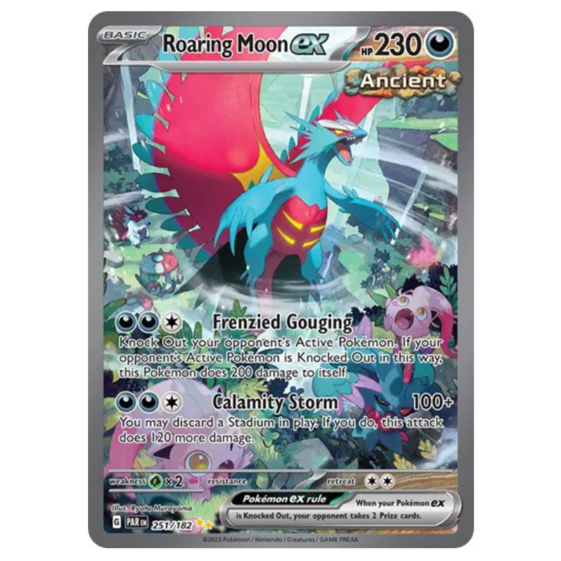 Pokemon TCG Roaring Moon ex Paradox Rift 251/182