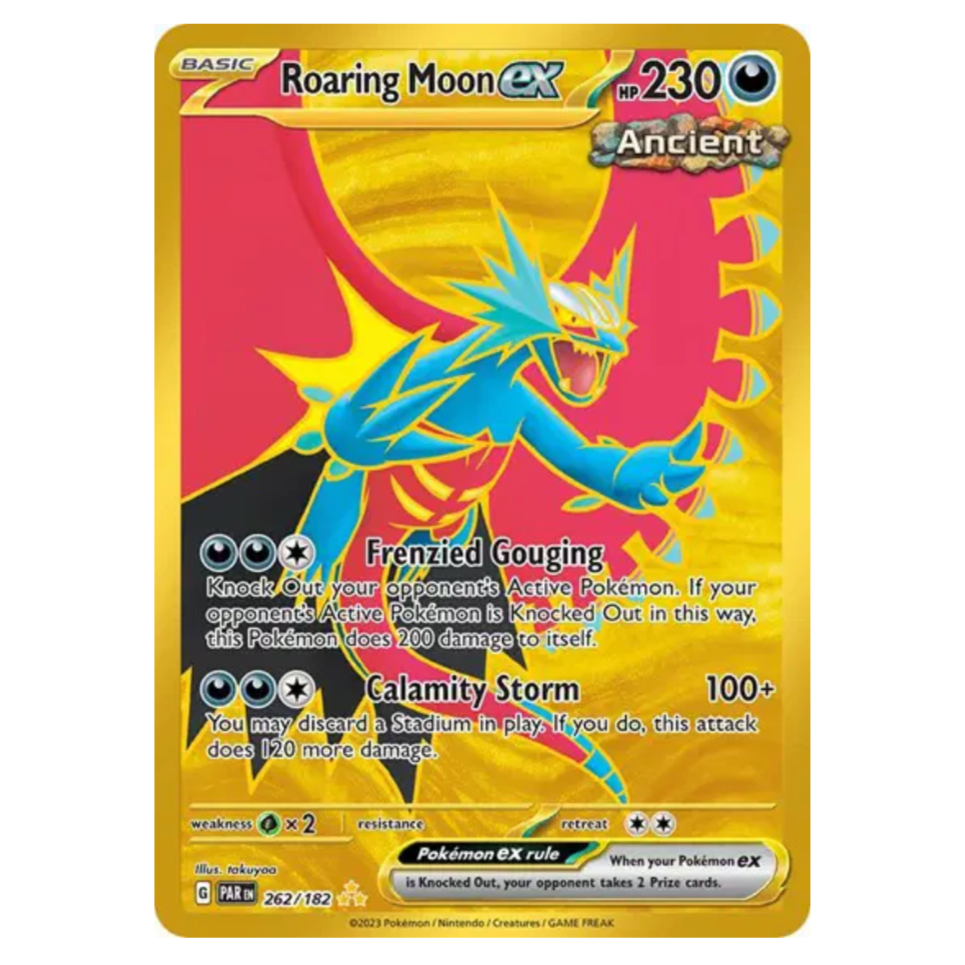 Pokemon TCG Roaring Moon ex Paradox Rift 262/182
