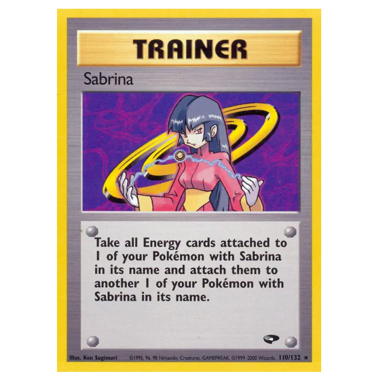 Pokemon TCG Sabrina Gym Challenge 110/132