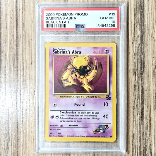 Pokemon TCG Sabrina's Abra WoTC Promo 19