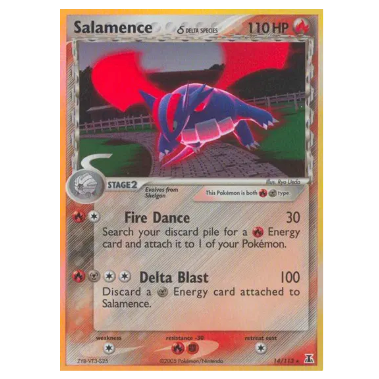 Pokemon TCG Salamence *Holo* EX Delta Species 14/113 