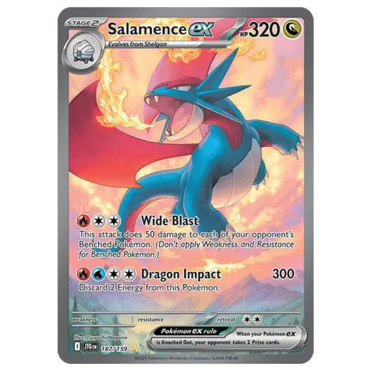 Pokemon TCG Salamence ex Journey Together 187/159