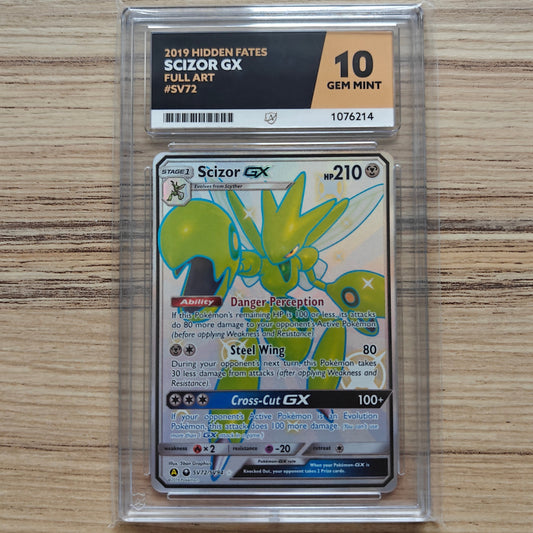 Pokemon TCG Scizor GX Hidden Fates: Shiny Vault SV72/SV94 (ACE 10)