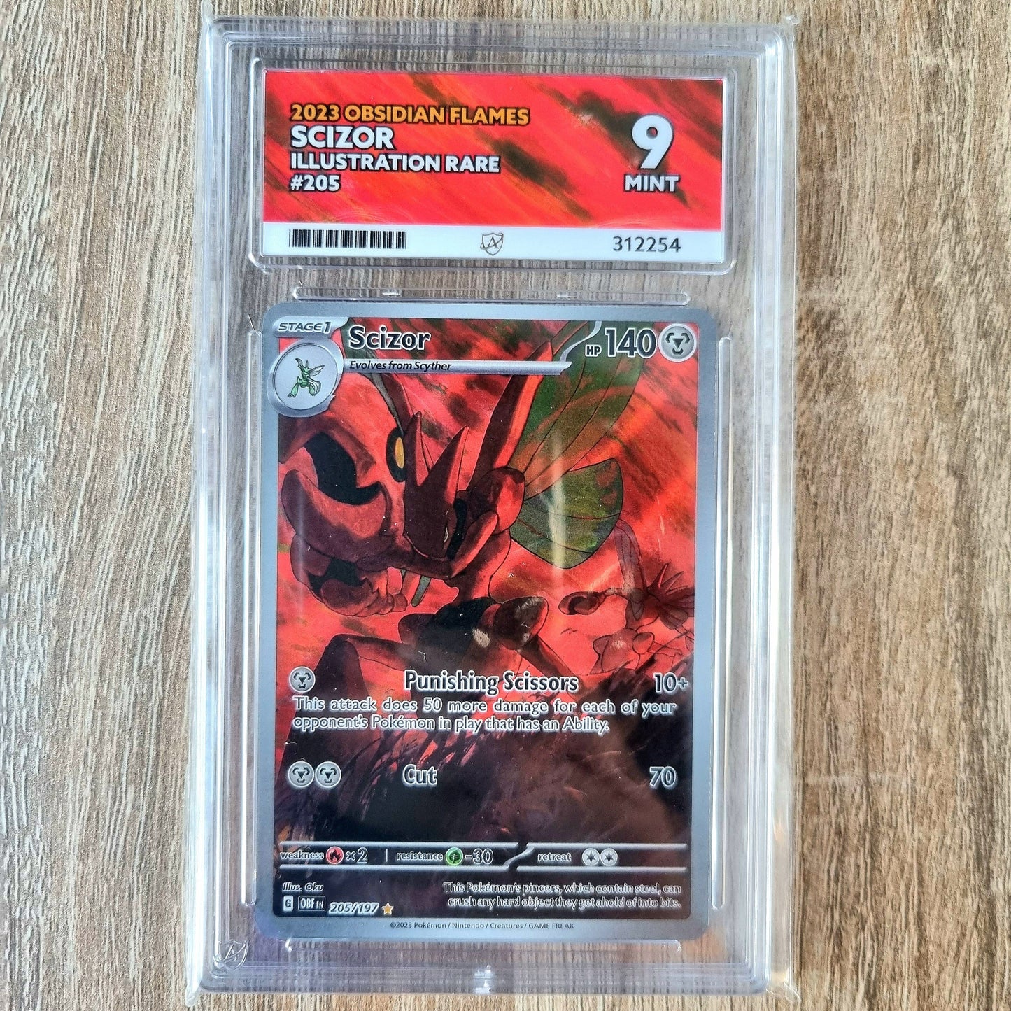 Pokemon TCG Scizor Obsidian Flames 205/197 (Ace 9)