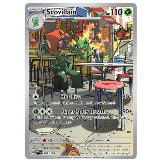 Pokemon TCG Scovillain Scarlet & Violet 202/198