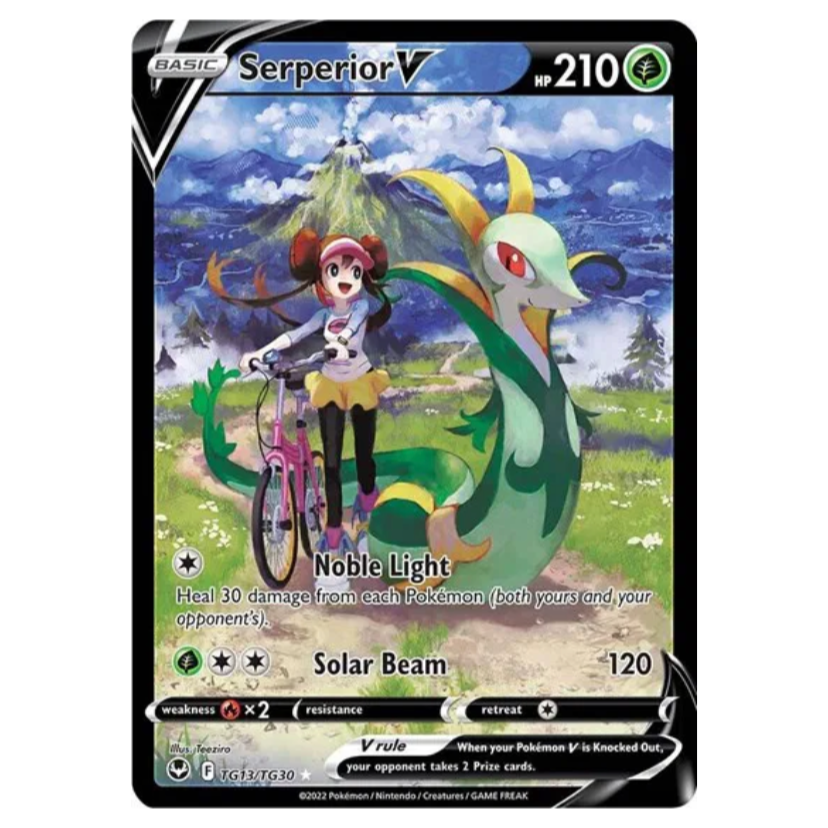 Pokemon TCG Serperior V Silver Tempest TG13/TG30