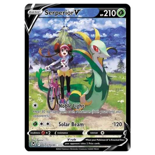 Pokemon TCG Serperior V Silver Tempest TG13/TG30