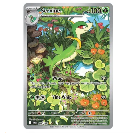 Pokemon TCG Servine Black Bolt 088/086