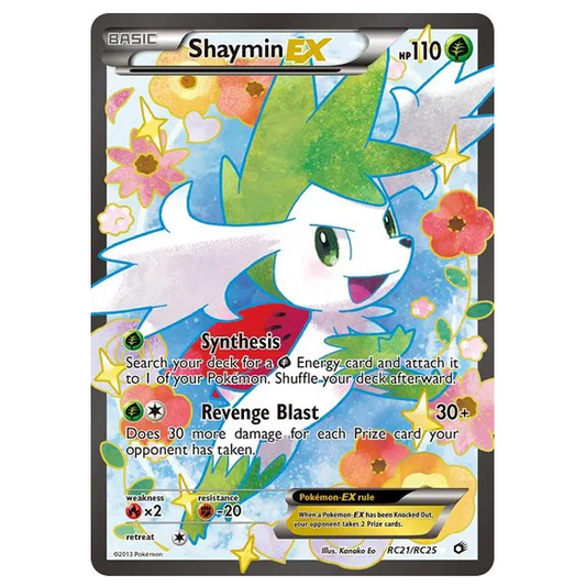 Pokemon TCG Shaymin EX Legendary Treasures RC21/RC25