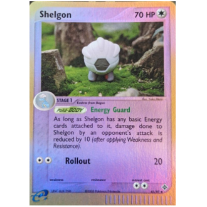 Pokemon TCG Shelgon EX Dragon 41/97.