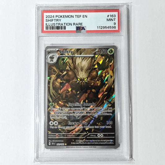 Pokemon TCG Shiftry Temporal Forces 163/162 PSA 9
