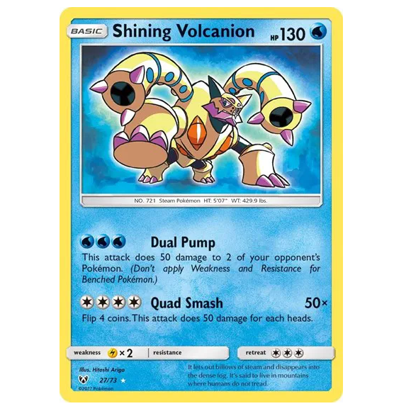 Pokemon TCG Shining Volcanion Shining Legends 27/73