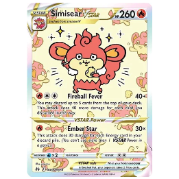 Pokemon TCG Simisear VSTAR Crown Zenith GG37/GG70