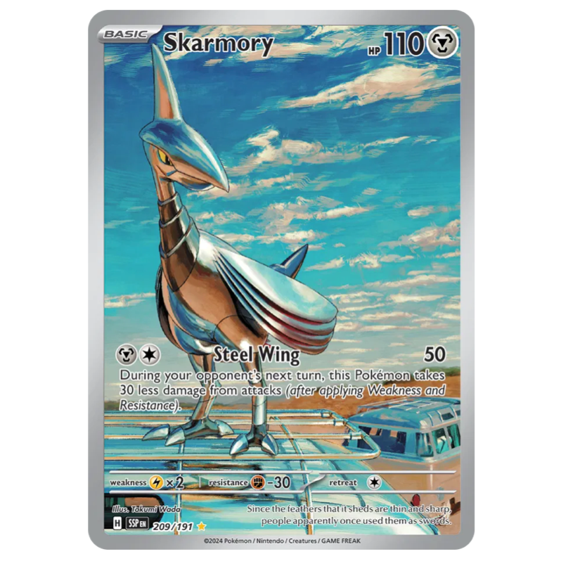 Pokemon TCG Skarmory Surging Sparks 209/191
