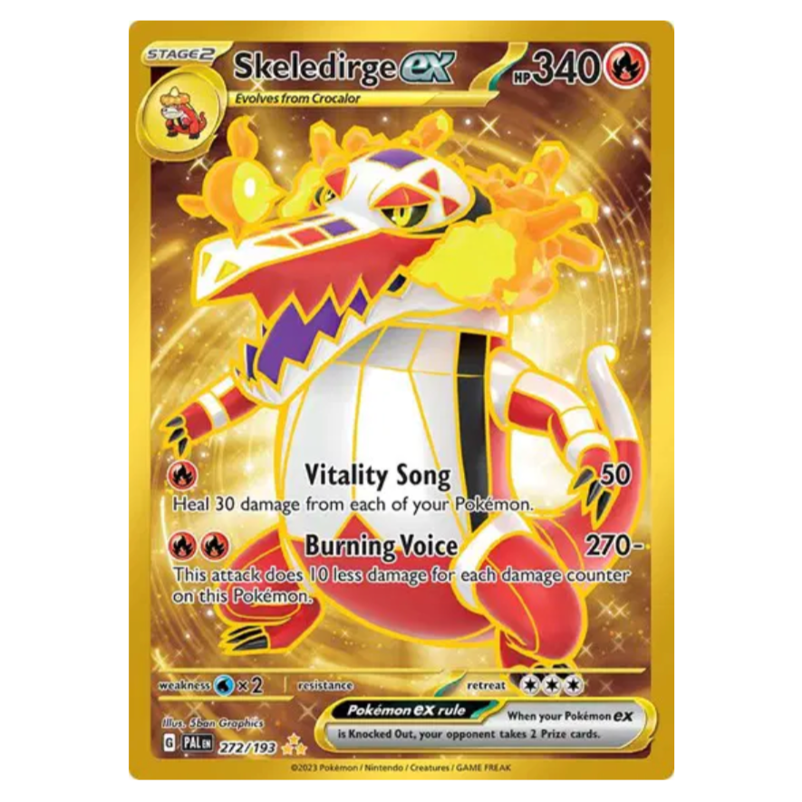 Pokemon TCG Skeledirge ex Paldea Evolved 272/193