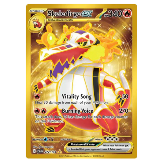 Pokemon TCG Skeledirge ex Paldea Evolved 272/193
