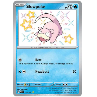 Pokemon TCG Slowpoke *Baby Shiny* Shiny Paldean Fates 116/091