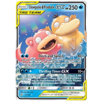 Pokemon TCG Slowpoke & Psyduck GX Unified Minds 35/236