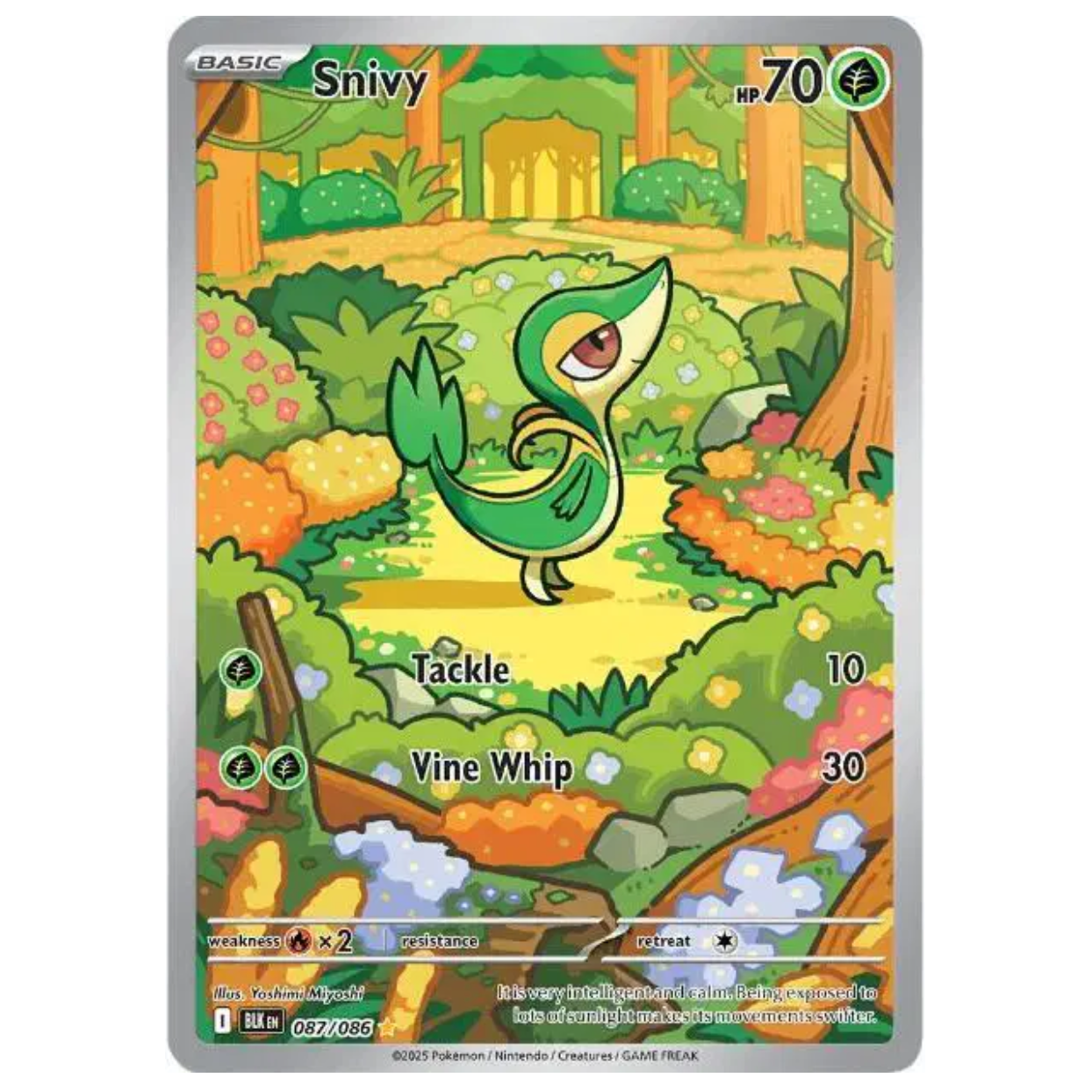 Pokemon TCG Snivy Black Bolt 087/086