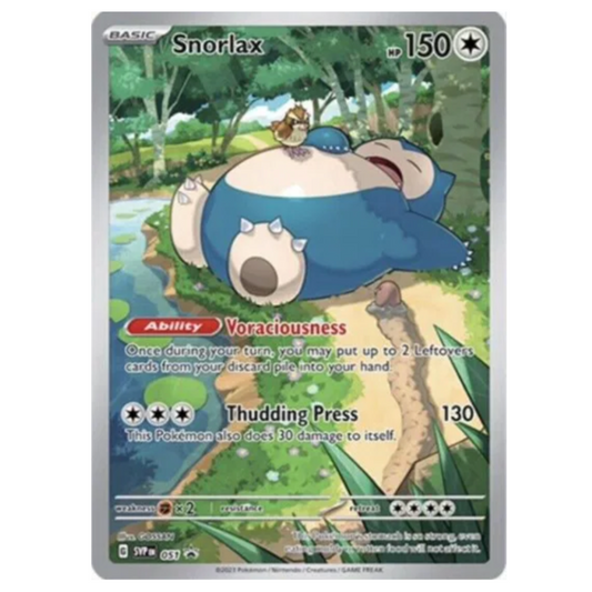 Pokemon TCG Snorlax Scarlet & Violet Promo 051 *Sealed*