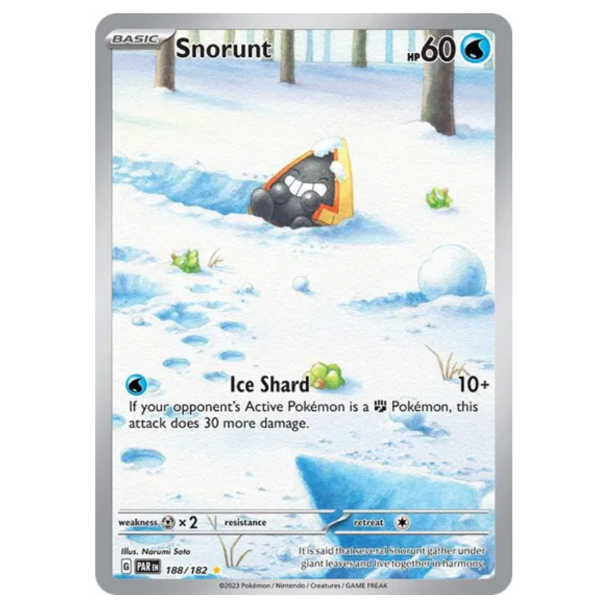 Pokemon TCG Snorunt Paradox Rift 188/182