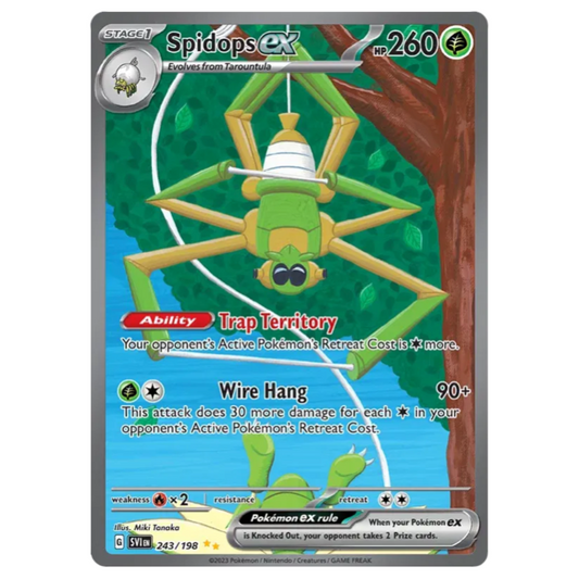 Pokemon TCG Spidops ex Scarlet & Violet 243/198