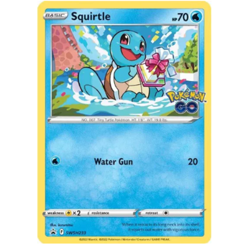 Pokemon TCG Squirtle Pokemon GO SWSH233 