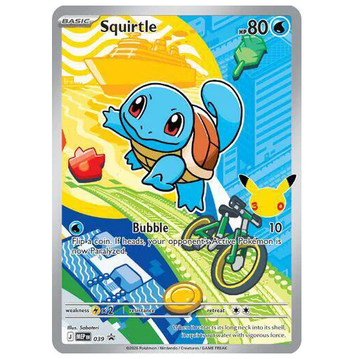Pokemon TCG Squirtle Promo 039