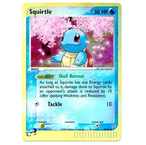 Pokemon TCG Squirtle *Reverse Holo* EX Team Magma vs Team Aqua 46/95